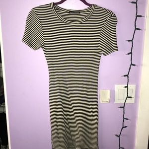 brandy melville striped bodycon dress